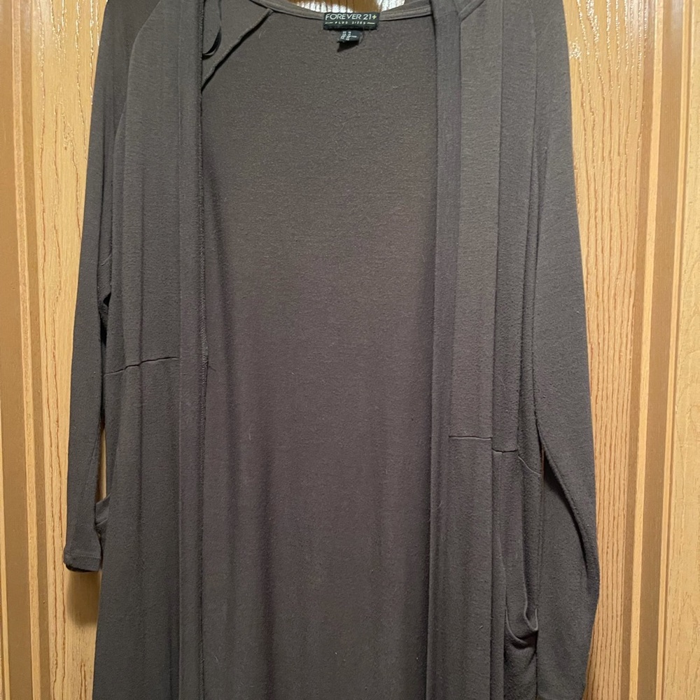 Olive green hooded sweater